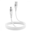 Кабель Proove Soft Silicone USB to MicroUSB 2.4A 1m White 191220