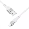 Кабель Proove Soft Silicone USB to MicroUSB 2.4A 1m White 191221