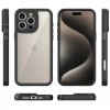 Чохол Colour 1.5mm для Iphone 16 Pro Max Прозорий/Black 191002