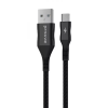 Кабель Proove Braided Scout USB to MicroUSB 2.4A 1m Black