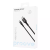 Кабель Proove Braided Scout USB to MicroUSB 2.4A 1m Black 191245