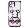 Чохол Shining Bear з блискітками для Iphone 11 Dark Purple