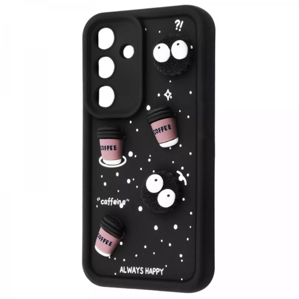 Чохол Pretty Things для Samsung Galaxy A16 Black/Coffee