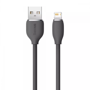 Кабель Baseus Jelly Liquid Silica Gel USB to Lightning 2.4A 1.2м Black