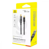 Кабель Baseus Explorer Series Auto Power-Off Type-C to Type-C 100W 2m Black 191269