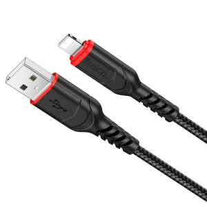 Кабель Hoco X59 USB to Lightning 2.4A 1m Black