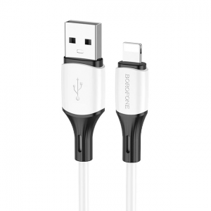 Кабель Borofone BX79 USB to Lightning 2.4A 1m White