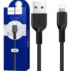 Кабель Hoco X20 USB to Lightning 2.4A 2м Black