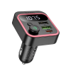 Автомобільний FM модулятор Hoco E85 PD20W+QC3.0 Black