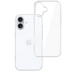 Чохол Silicone Clear Case 2.0mm для Iphone 16 Plus Прозорий