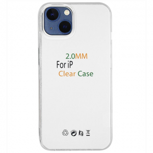 Чохол Silicone Clear Case 2.0mm для Iphone 14 Прозорий