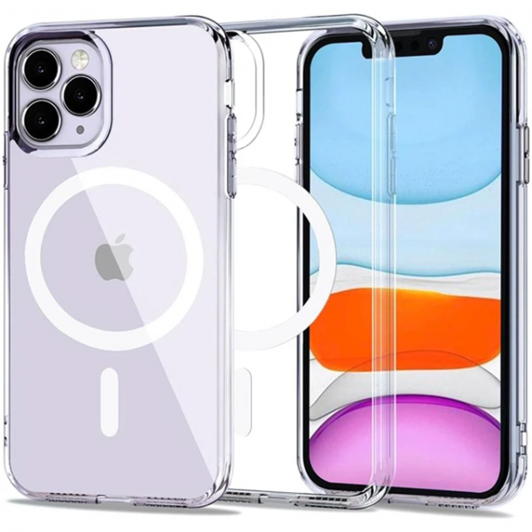 Чохол Clear Case MagSafe для Iphone 11 Pro Прозорий