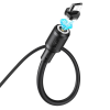 Кабель Hoco X52 Magnetic USB to MicroUSB 2.4A 1m Black 191503