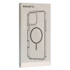 Чохол Clear Magnetic Color Slim MagSafe для Iphone 14 Pro Max Прозорий/Pink 191981