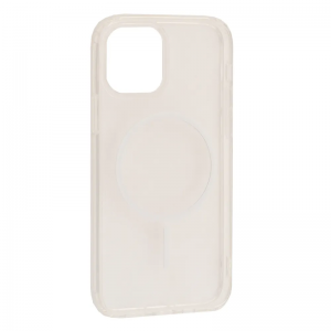 Чохол Clear Magnetic Color Slim MagSafe для Iphone 14 Pro Max Прозорий/White