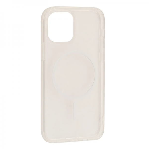 Чохол Clear Magnetic Color Slim MagSafe для Iphone 14 Pro Max Прозорий/White