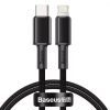 Кабель Baseus High Density Braided Type-C to Lightning PD 20W 1m Black