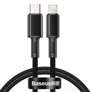 Кабель Baseus High Density Braided Type-C to Lightning PD 20W 1m Black