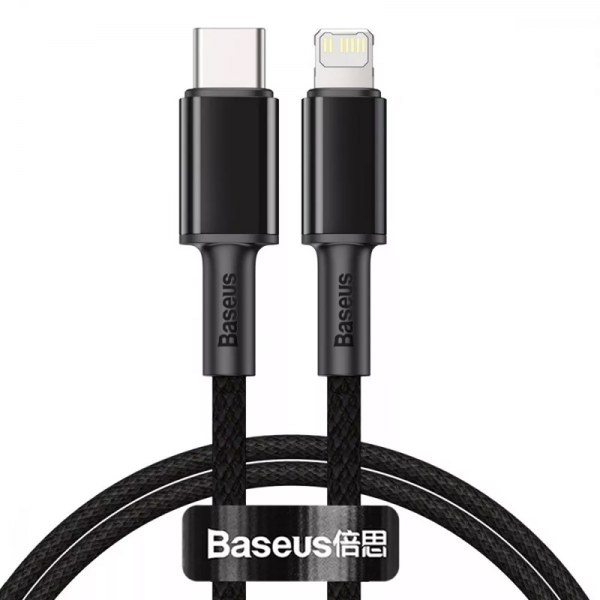 Кабель Baseus High Density Braided Type-C to Lightning PD 20W 1m Black