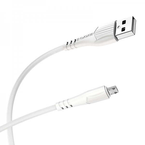 Кабель Borofone BX37 USB to MicroUSB 2.4A 1m White
