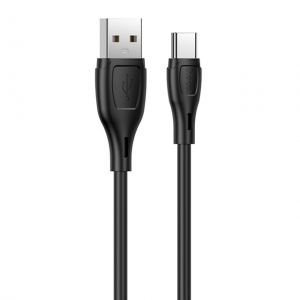Кабель Hoco X61 USB to Type-C 3A 1м Black