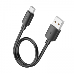 Кабель Hoco X96 USB to Type-C 27W 3A 0.25m Black