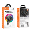 Автомобільний FM модулятор Hoco E81 PD30W+QC3.0 Type-C+USB Black 191895