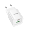 Зарядний пристрій HOCO C147A Type-C+USB 20W White 191411