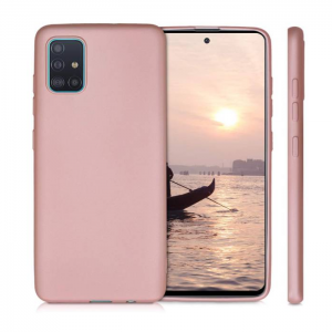 Чохол Silicone WAVE Full для Samsung Galaxy A51 Pink sand