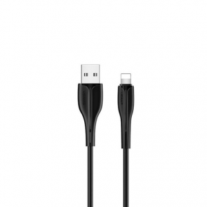 Кабель Usams U38 USB to Lightning 2A 1м Black