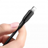 Кабель Usams U68 USB to Lightning 2A 1м Black 192196
