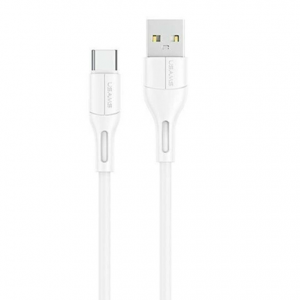 Кабель Usams U68 USB to Type-C 2A 1м White