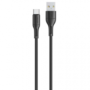 Кабель Usams U68 USB to Type-C 2A 1м Black