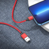 Кабель Borofone BX87 USB to Lightning 2.4A 1m Red 192204