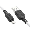 Кабель Hoco X90 USB to MicroUSB 2.4A 1м White 192108