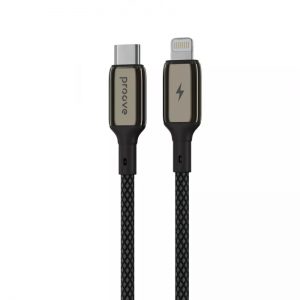Кабель Proove Dense Metal Type-C to Lightning 27W 1m Black