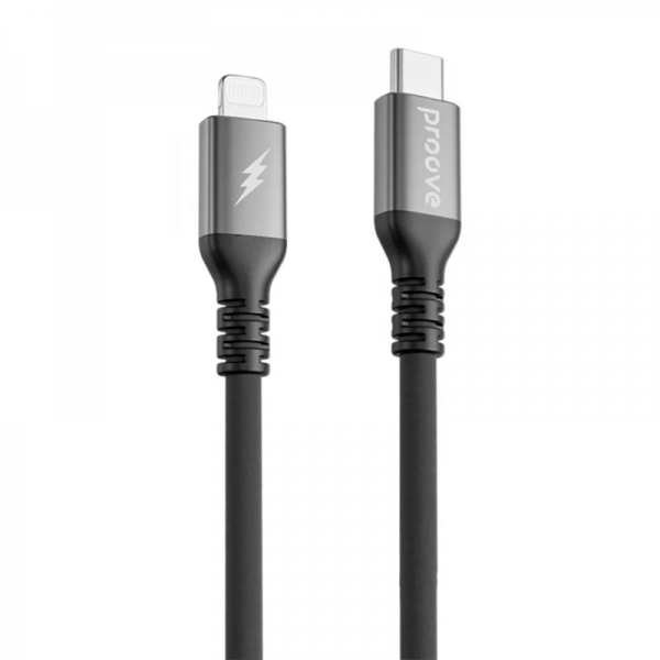 Кабель Proove ReGen Silicone Type-C to Lightning 27W 1m Black