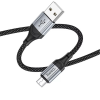 Кабель Hoco X102 USB to MicroUSB 2.4A 1m Black 192112