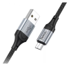 Кабель Hoco X102 USB to MicroUSB 2.4A 1m Black 192114