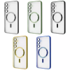 Чохол WAVE Metal Color MagSafe для Samsung Galaxy S24 FE Прозрачный/Silver 192336