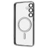 Чохол WAVE Metal Color MagSafe для Samsung Galaxy S24 FE Прозрачный/Silver 192337