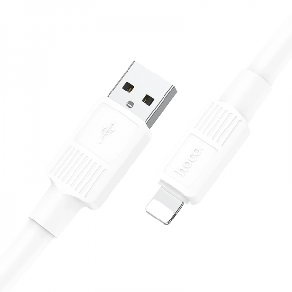 Кабель Hoco X84 USB to Lightning 2.4A 1m White