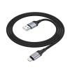 Кабель Hoco X102 USB to MicroUSB 2.4A 1m Black 192115