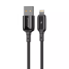 Кабель Proove Flex Metal USB to Lightning 2.4A 1m Black