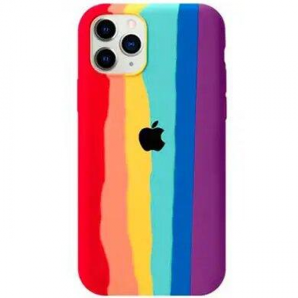 Чохол Silicone Case для Iphone 12 / 12 Pro Rainbow2