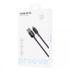 Кабель Proove Dense Metal USB to Lightning 2.4A 1m Black 191457