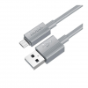 Кабель Hoco X107 USB to MicroUSB 2.4A 1m Gray 192060
