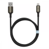 Кабель Proove Dense Metal USB to Lightning 2.4A 1m Black 191460
