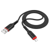 Кабель Hoco X59 USB to Lightning 2.4A 1m Black 192085