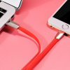 Кабель Hoco X4 Zinc USB to Lightning 2.4A 1.2м Red 192374
